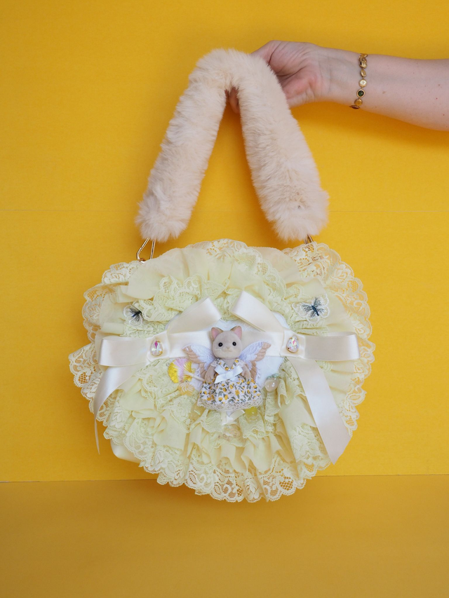 Celine Sylvanian Cat Lemon Lolita Mini Bag