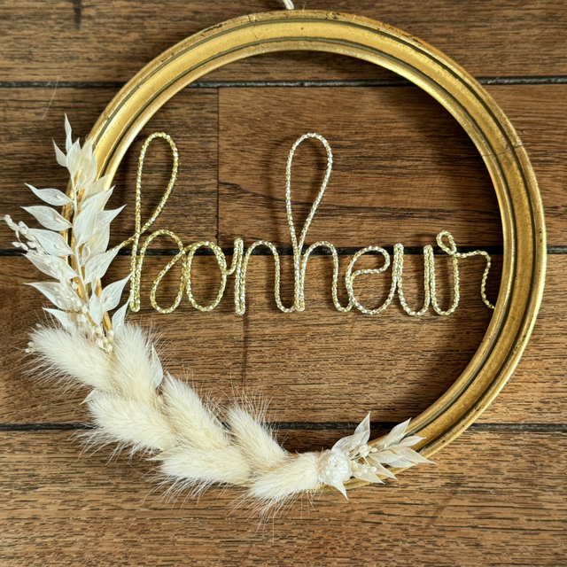 Décoration murale "Bonheur" 