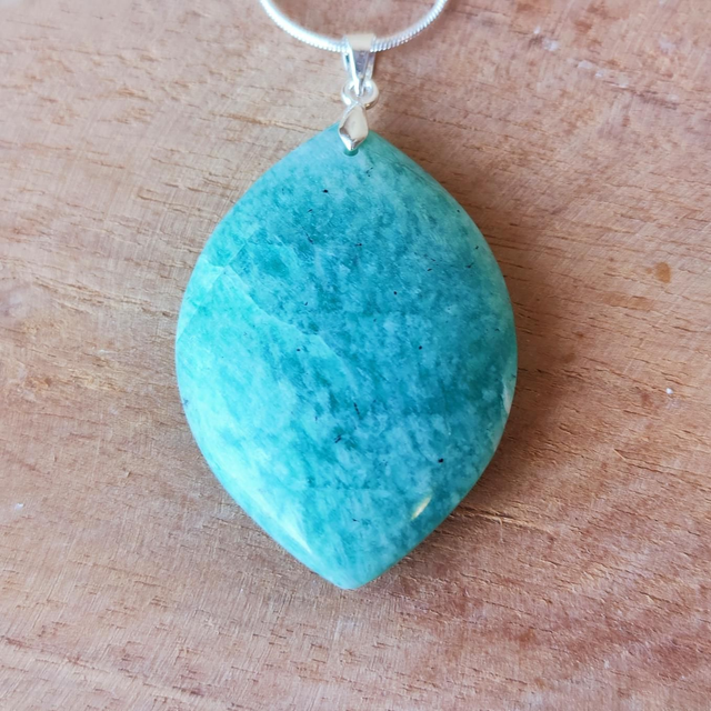 Pendentif "Séléné" Amazonite AA