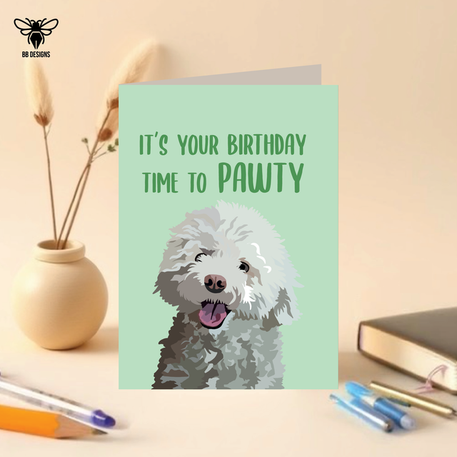 Bichon Frise - Birthday Card