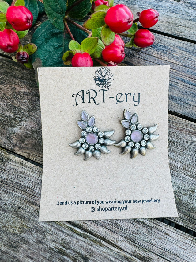 Floral earrings