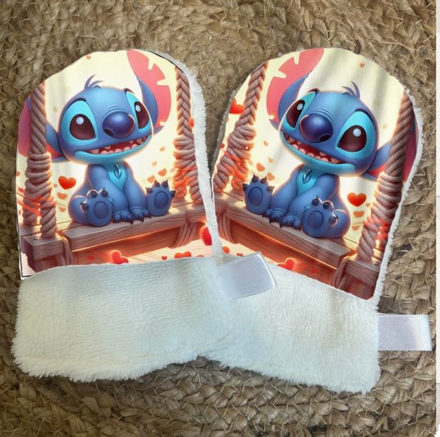 Gant de toilette stitch 