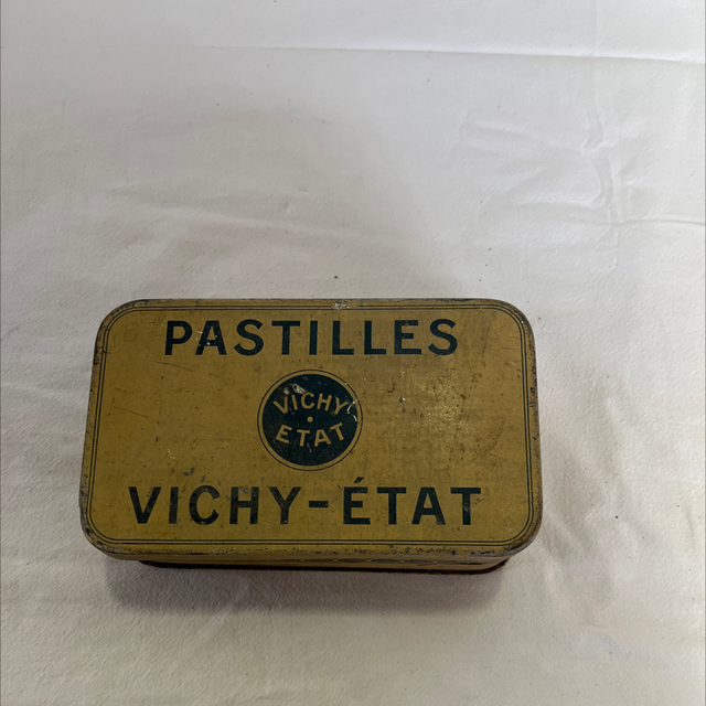 Ancienne boîte pastille vichy