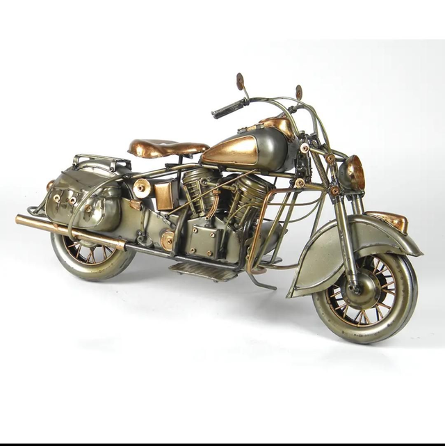 Retro Motorcycle metal 39 cm