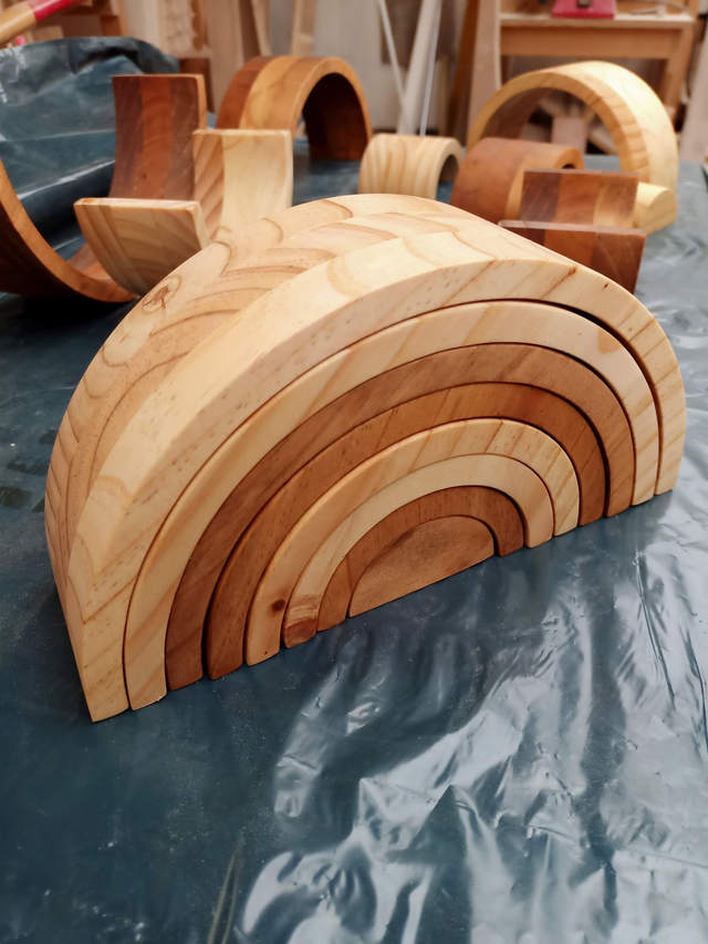 Arco iris puzzle Montessori