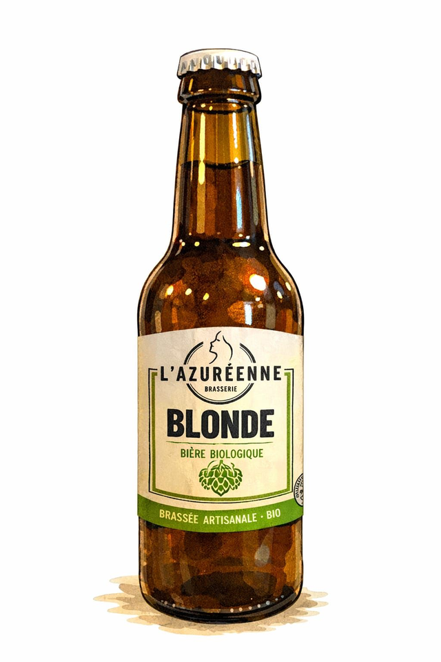 Bière Blonde L'Azuréenne 33 cl