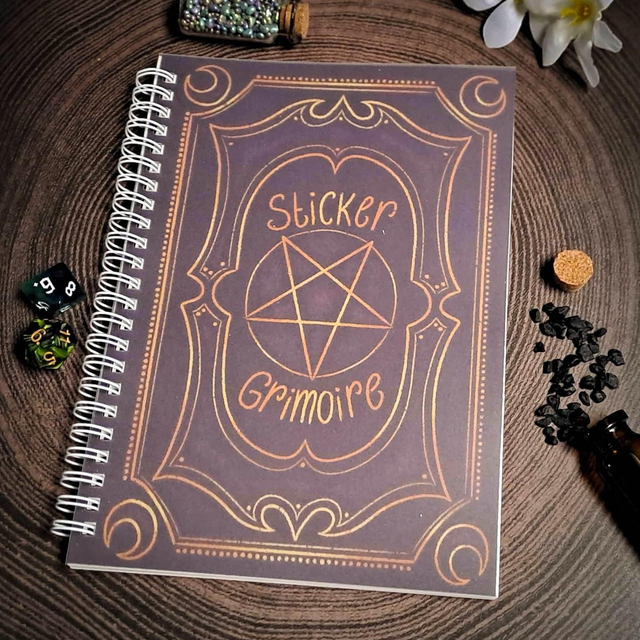 RE-STOCK Reusable Stickerbook Grimoire