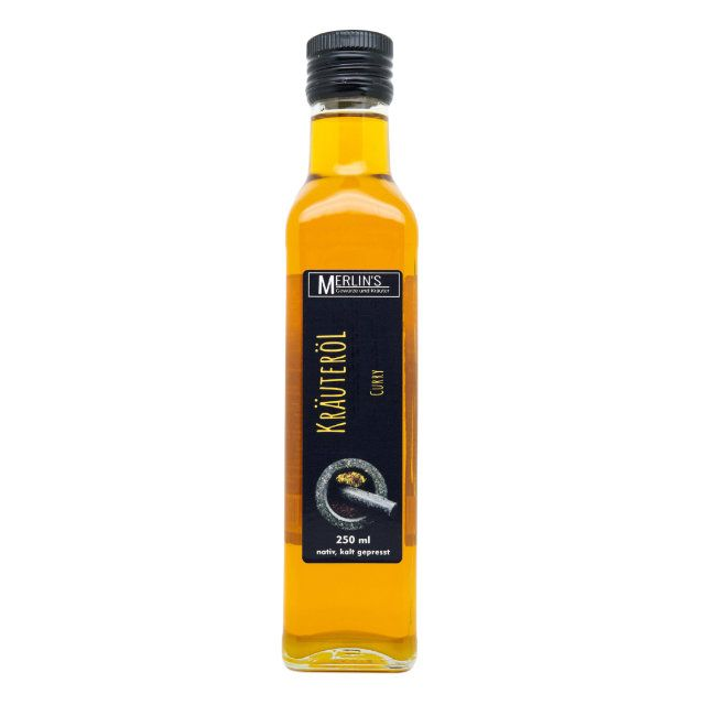Würzöl Curry, nativ und kaltgepresst 250ml