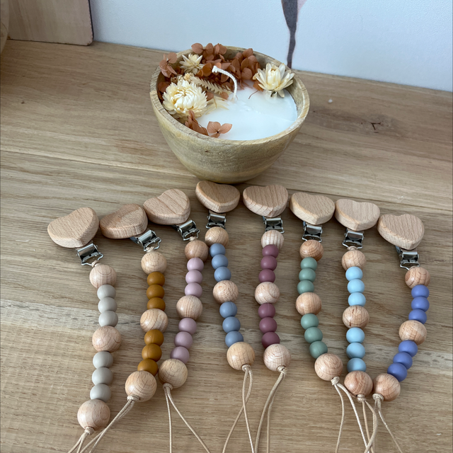 Attache tétine personnalisé