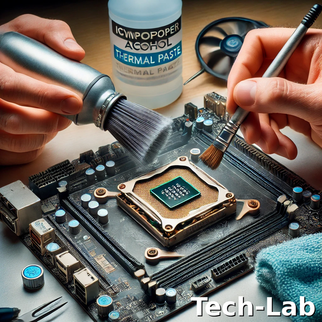 Pulizia interna Pc da polveri e sostituzione paste dissipanti