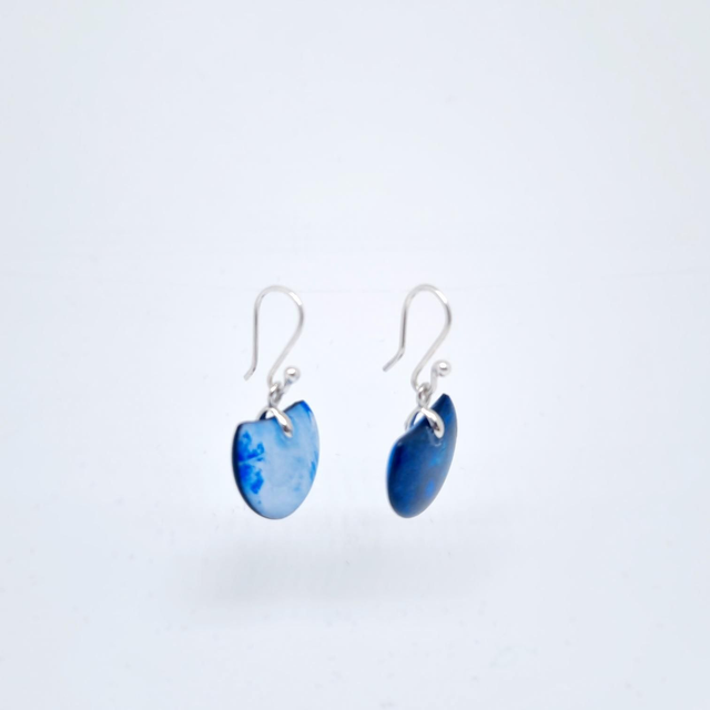 Boucles d&#039;oreilles bleu PM