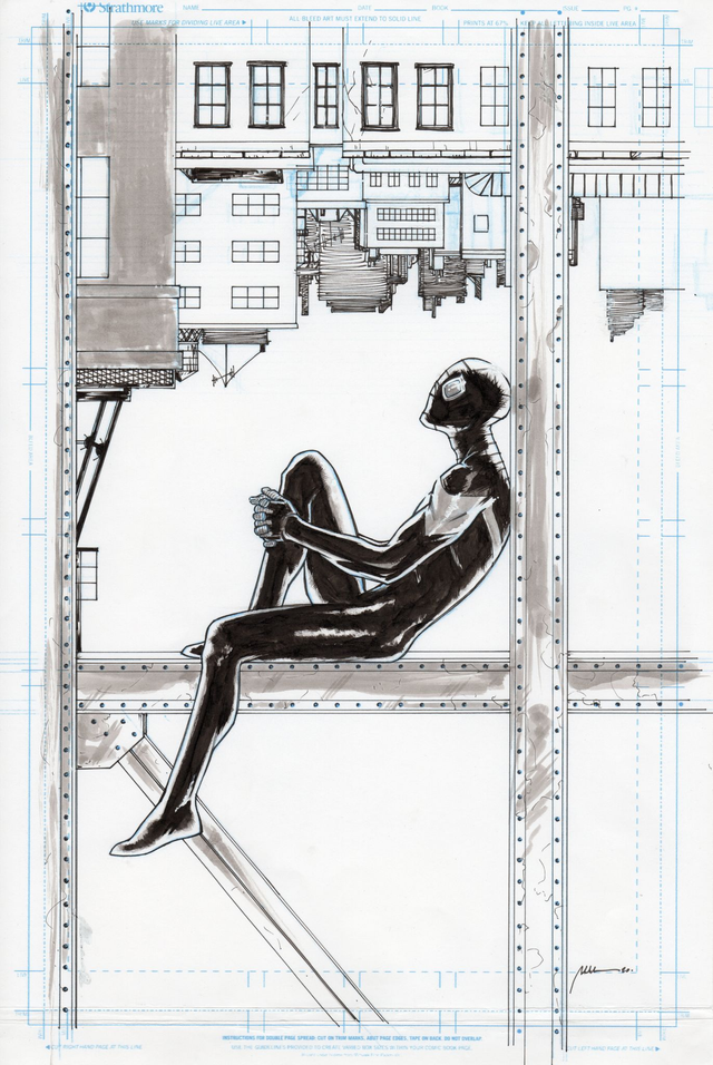 Spider Diptych 1/2 - ORIGINAL, A3 (11.7x16.5)