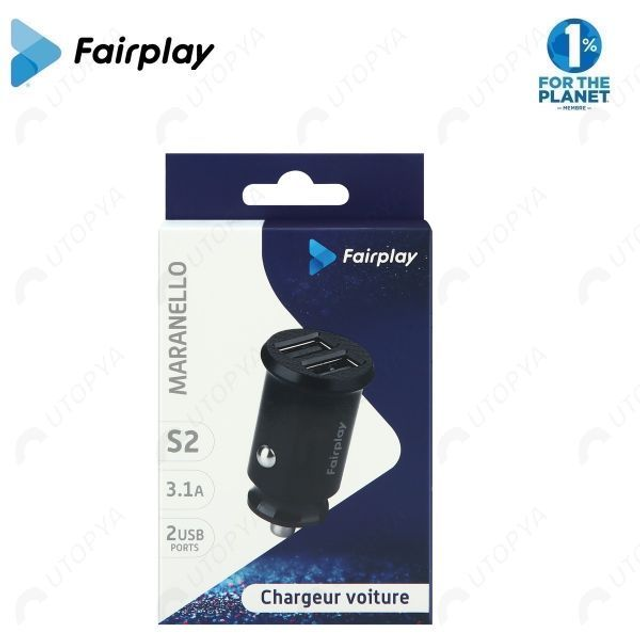 FAIRPLAY MARANELLO S2 Chargeur Voiture 3.1A