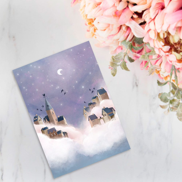 Carte "Village dans le ciel"