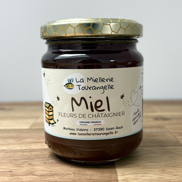 Miel fleurs de châtaignier 250g
