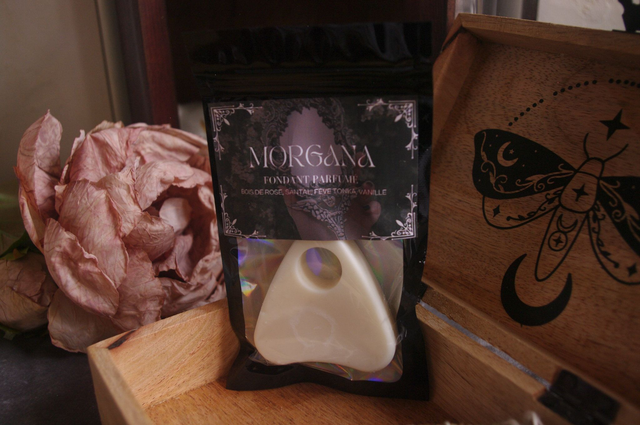 Fondant parfumé Morgana — Bois de rose, Santal, Fève Tonka &amp; Vanille