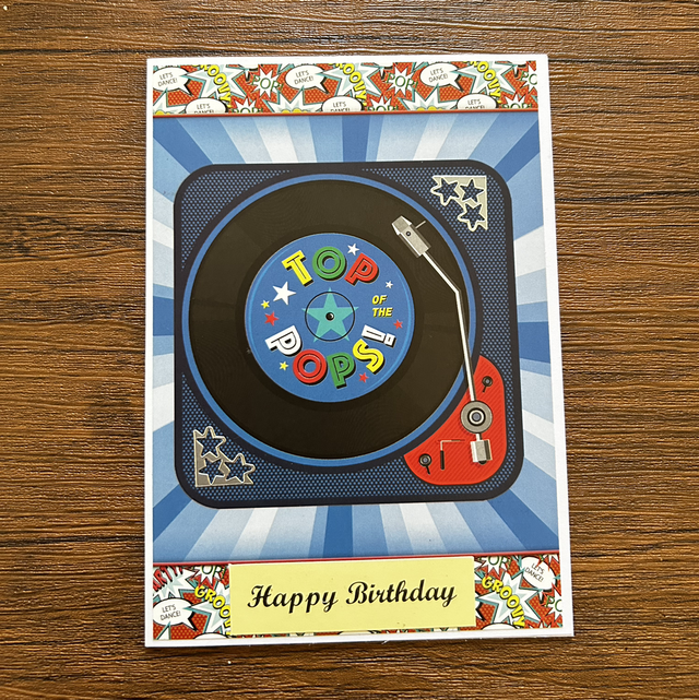 Top of the Pops - Birthday card