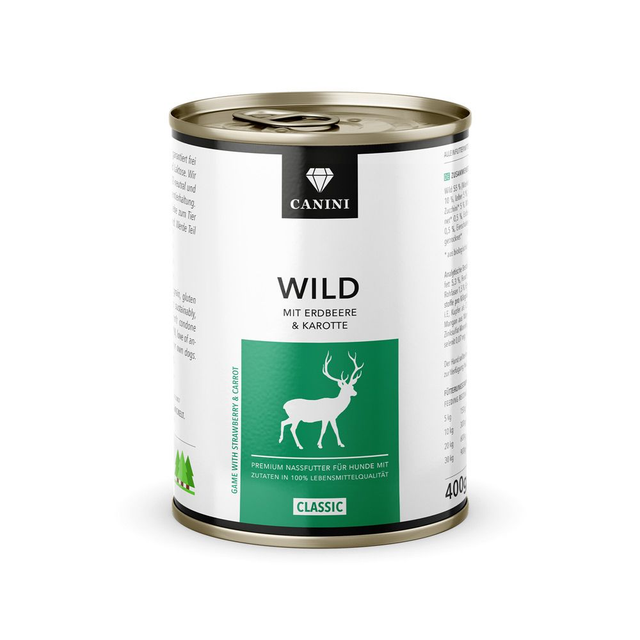 Canini - Wild mit Erbeere &amp; Karotte 400g