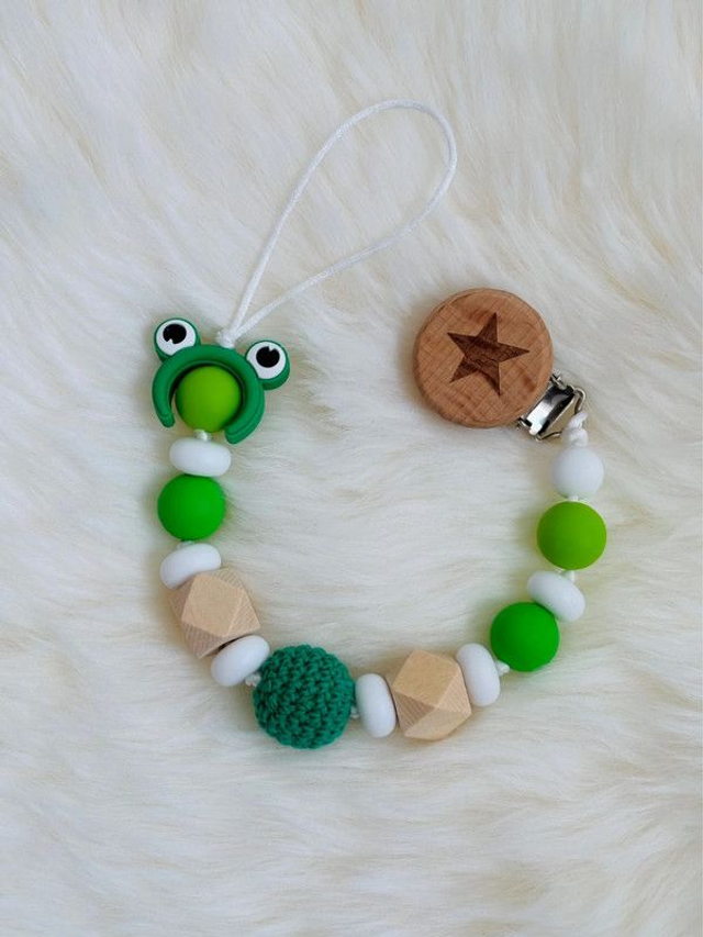 Attache tétine Grenouille 🐸 
