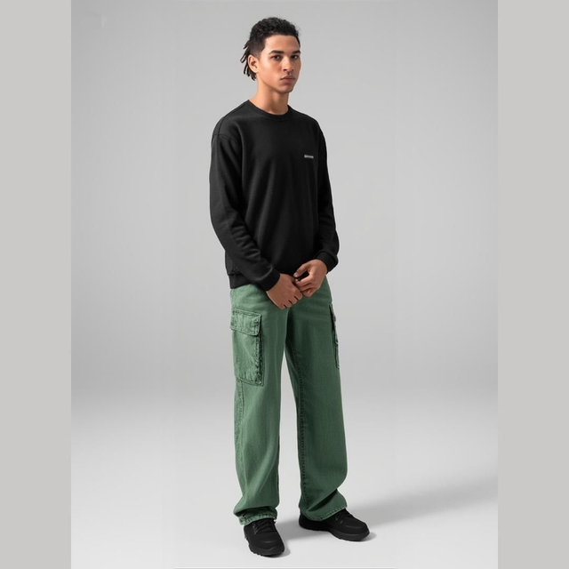 Polerón Crewneck Regular Fit Negro
