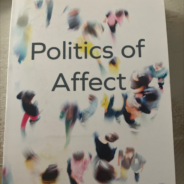 Politics Of Affect Brian Massumi