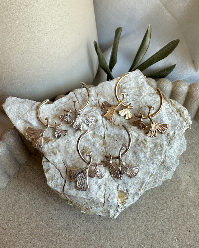 Orecchini Gingko Sospeso