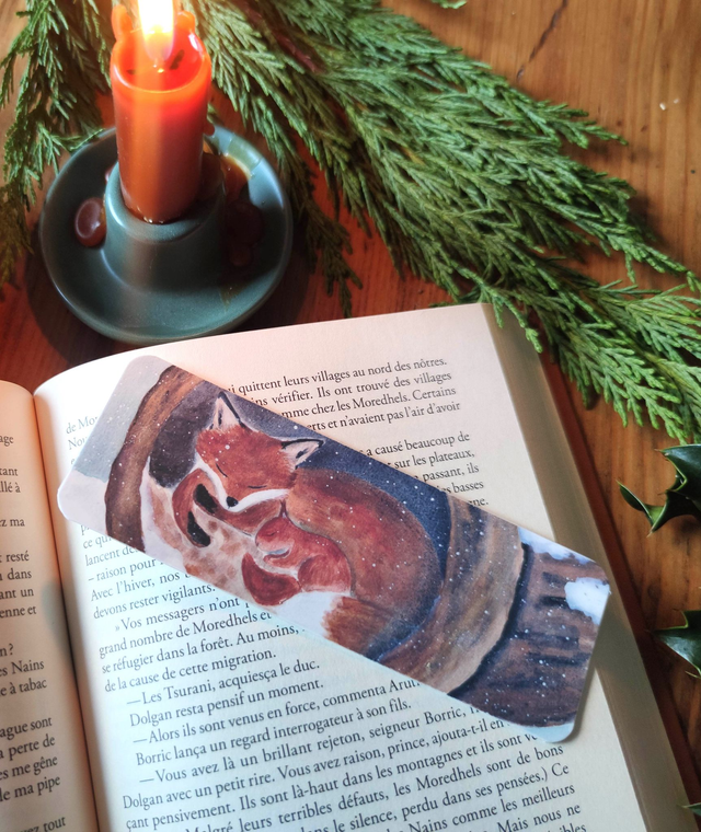 Un abri de fortune - marque-page