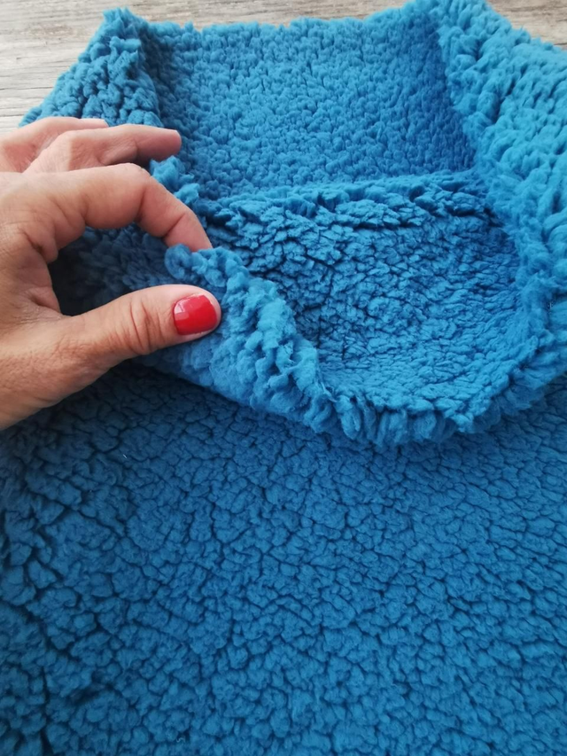 Snood LOUIS uni bleu pétrole