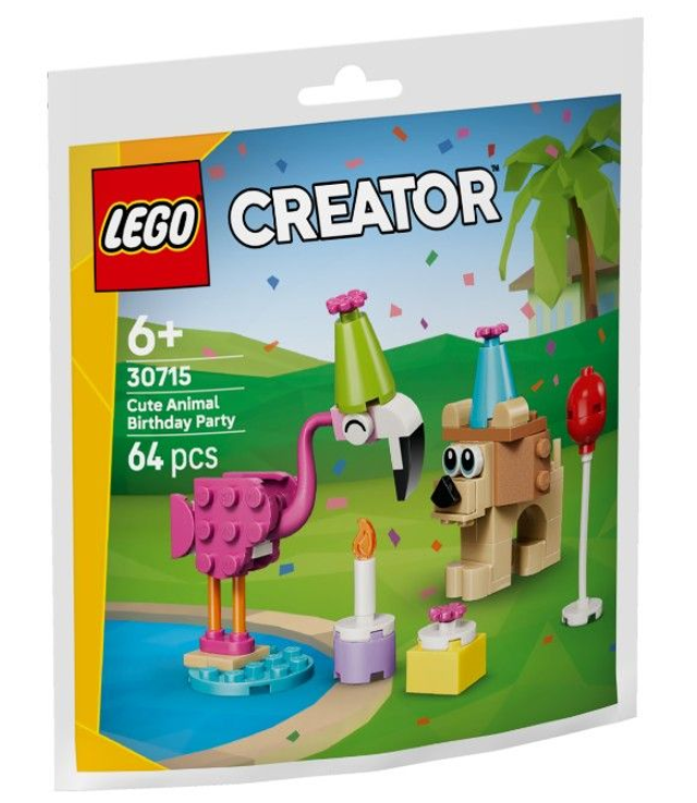 LEGO 30715 Creator Niedliche Tiere Feiern Geburtstag