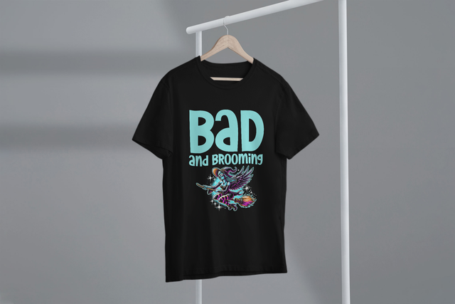 Bad and Brooming, Witch Attitude, Halloween Humor
Schlecht und böse, Hexenhaltung, Halloween-Humor