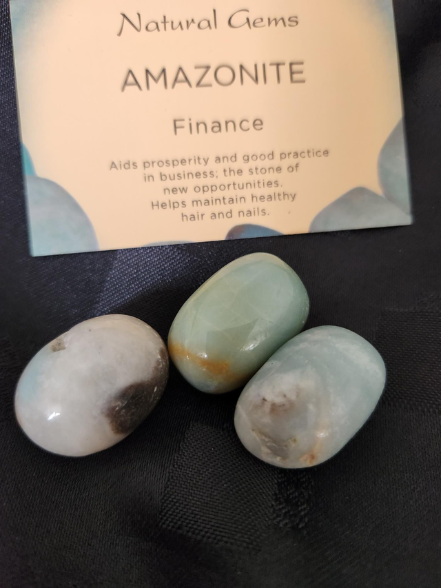 Amazonite tumblestones 