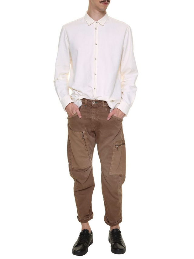 B07766C9 - BL-11 Pantalone cargo cropped con tasconi