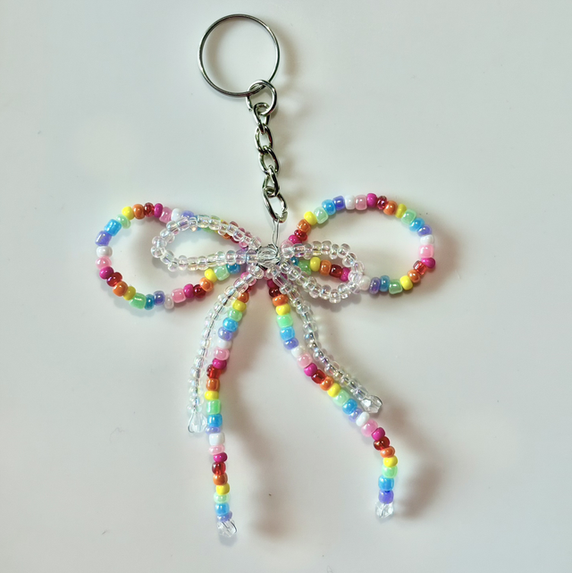 Rain-bow bag charm