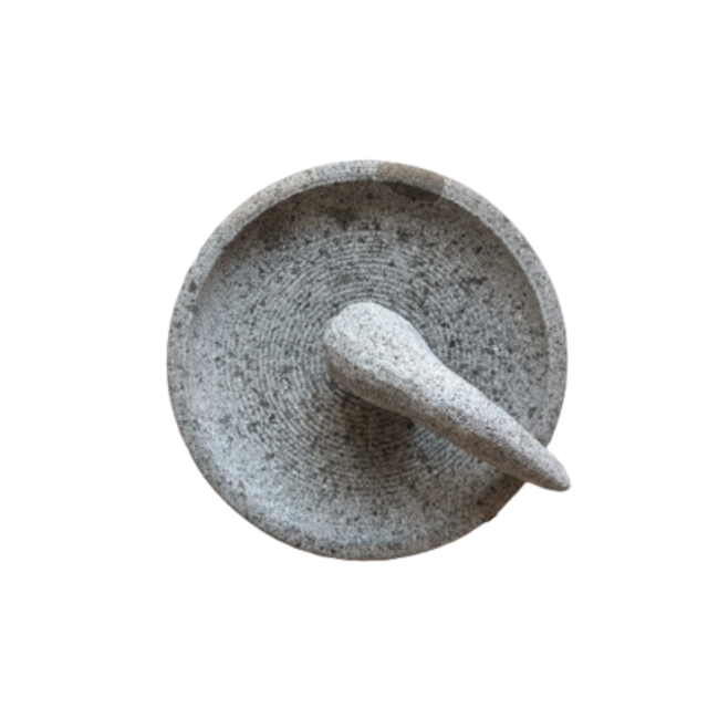 NESIA Cobek 20 cm - Mortier et Pilon en Pierre