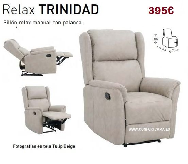 SILLON RELAX TRINIDAD CON PALANCA