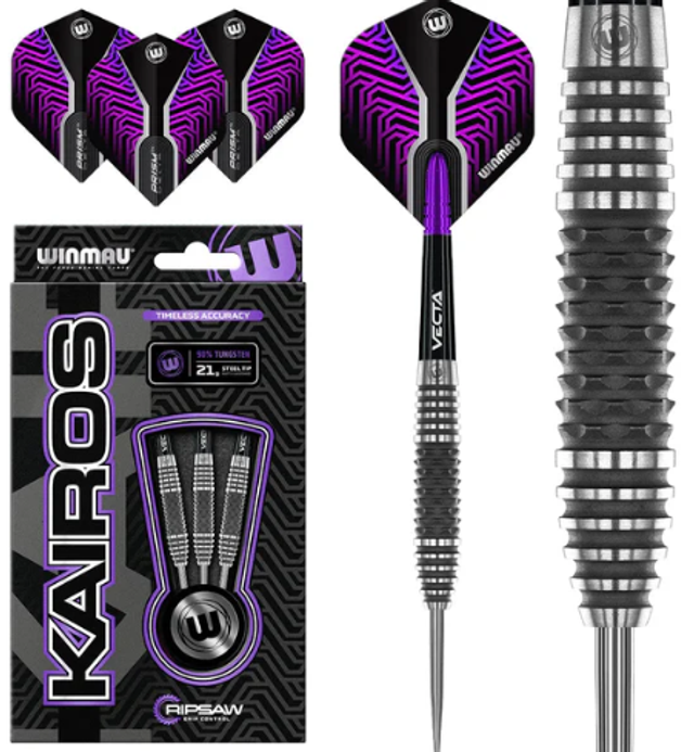 Kairos 90% Tungsten Steel Tip 24g Darts by Winmau