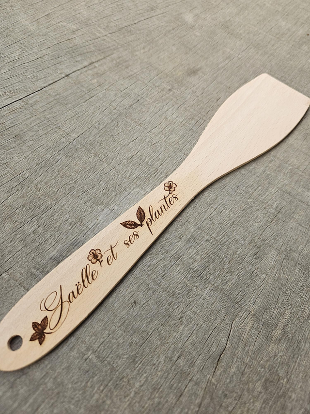 Spatule de cuisine Gaelle et ses plantes 