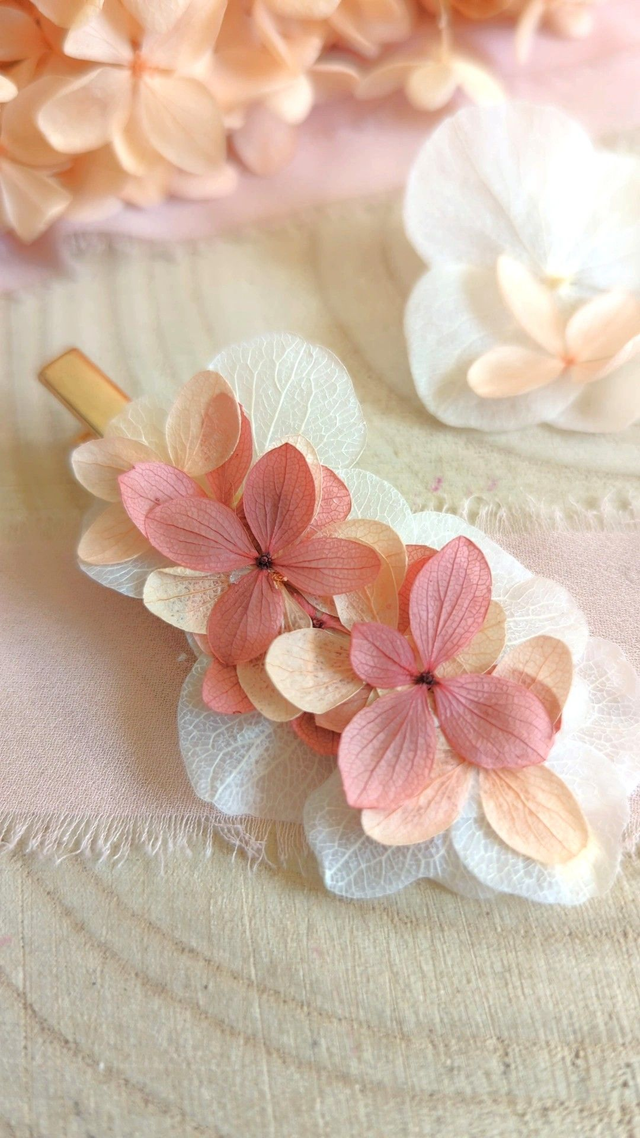 Barrette croco - Aurora 