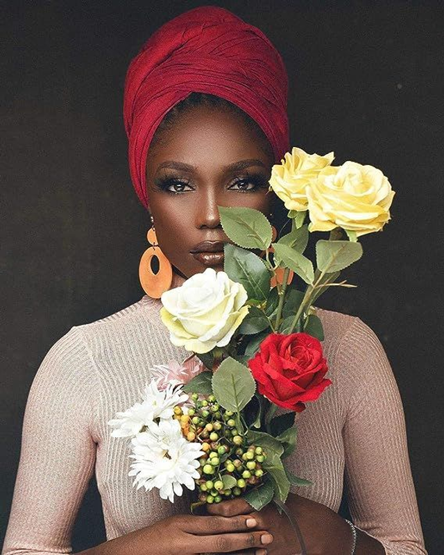 T3-1.5 - Foulard turban pour cheveux  H.VERNISE 