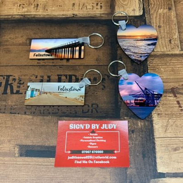 Felixstowe Mdf Keyring 