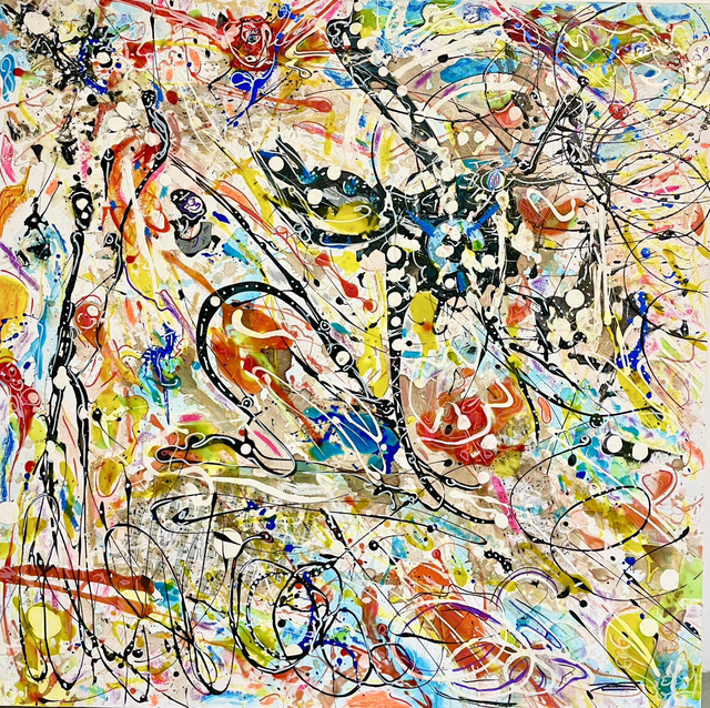 Tourbillon &amp; Liberté - 100x100cm - 2015