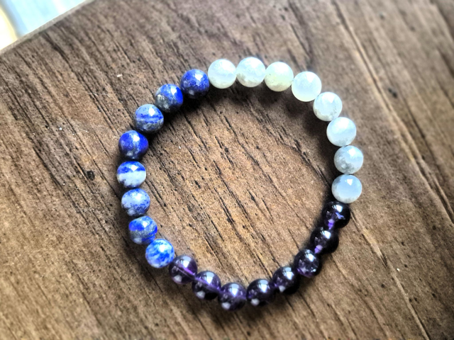 Mystic Alignment Bracelet – Labradorite, Amethyst &amp; Lapis Lazuli Crystal Jewellery for Intuition, Protection &amp; Inner Wisdom