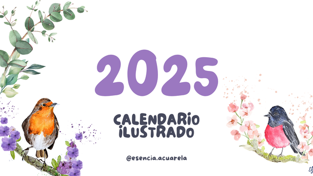 Calendario ilustrado escritorio