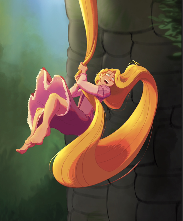 Rapunzel - Print A6