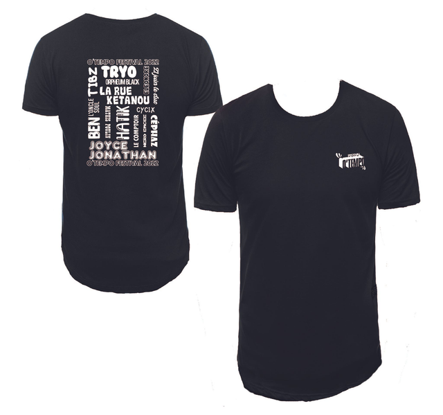 T-Shirt technicien 2022 noir &amp; blanc  - Unisex