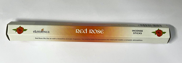 Elements Incense Sticks - Red Rose