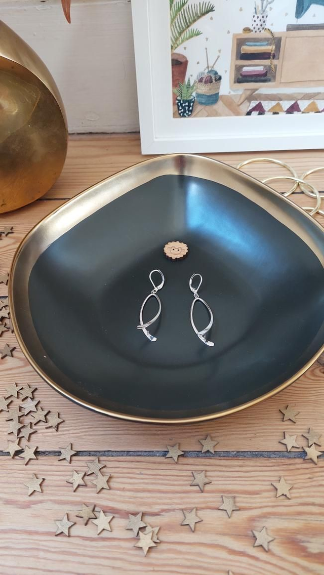 BO goûtes 3D argentées