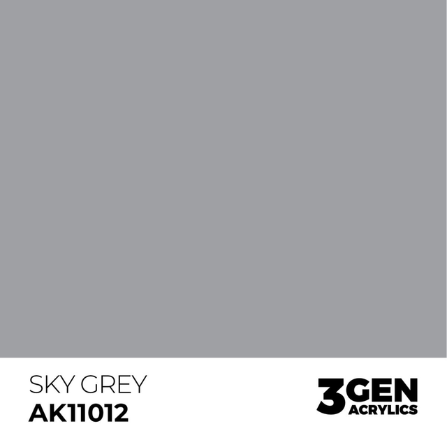 3rd Gen. Acrylics 12 Sky Grey