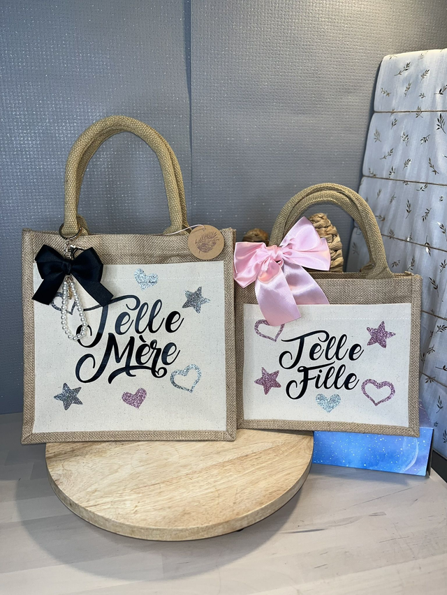 CABAS M ET S  MERE/ FILLE ensemble