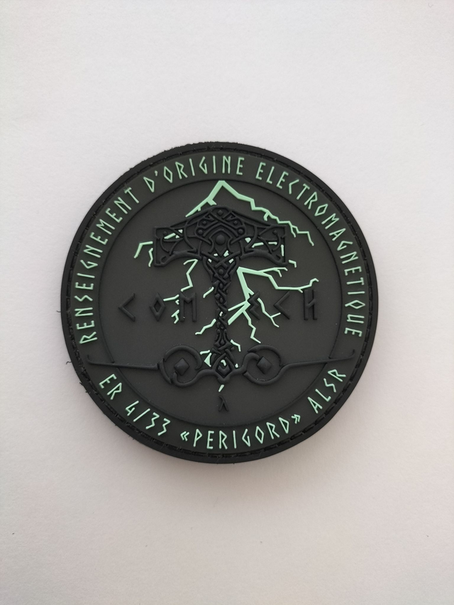 Patch gomme COMTECH fluorescent